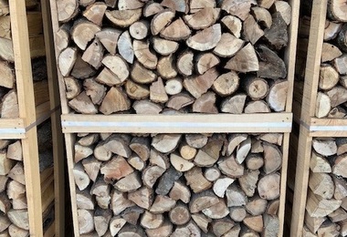Gestapels brandhout - 2m³ hardhout